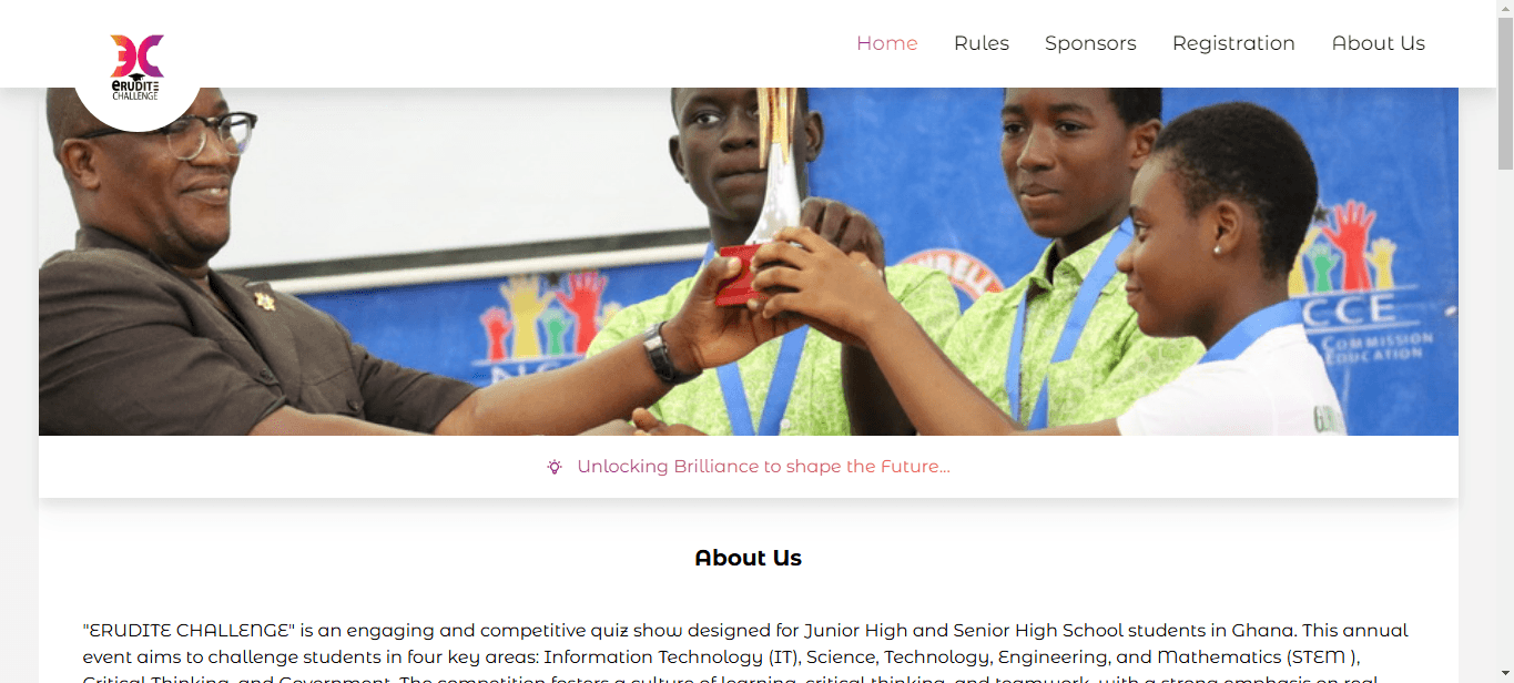Quiz Portal - Erudite Challenge